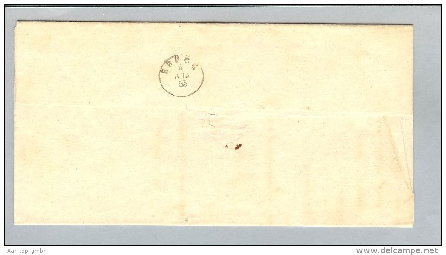 Heimat AG Bözen 1855-07-06 BOM > Brugg Fingerhut-O - ...-1845 Prephilately