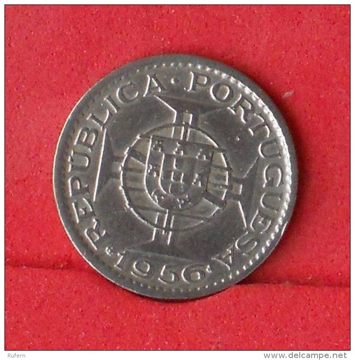 ANGOLA  2,5  ESCUDOS  1956   KM# 77  -    (Nº12650) - Angola