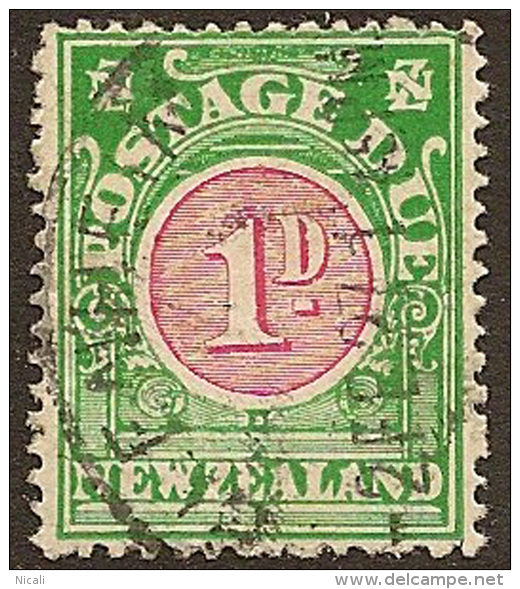 NZ 1902 1d Postage Due SG D30 U #OP161 - Timbres-taxe