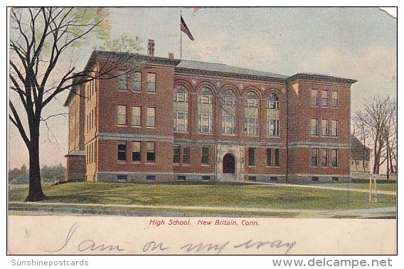 Connecticut New Britain High School 1907 - New Britain