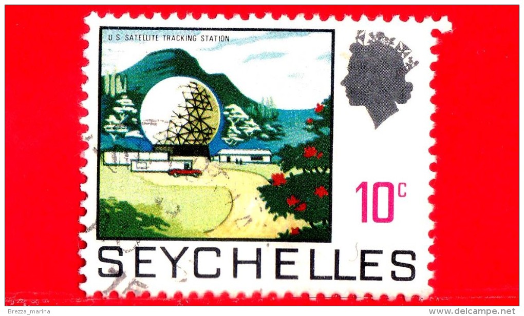 SEYCHELLES - Usato - 1969 - Osservatori - Satellite Observation Station - 10 - Seychellen (...-1976)