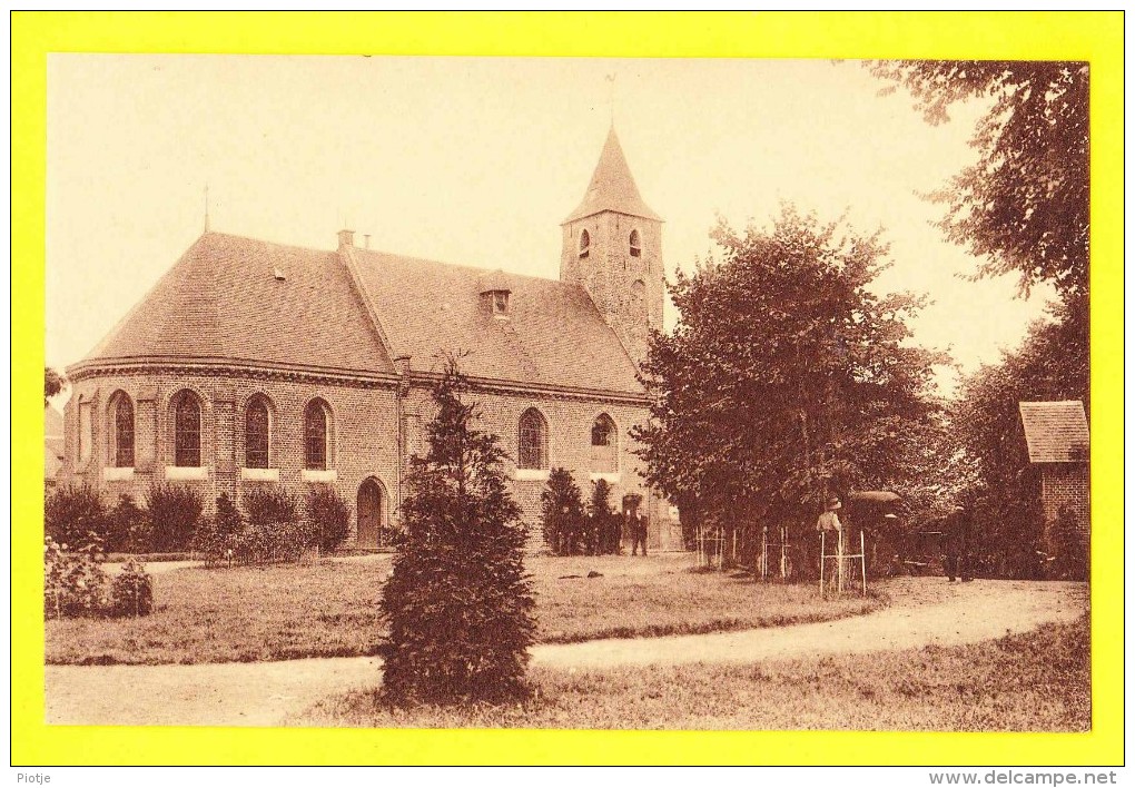 * Gistel - Ghistel - Ghistelles (Oostende - Ostende) * (Uitg M. Van Honsebrouck) Prioraat Kerk, Prieuré L'église, Rare - Gistel