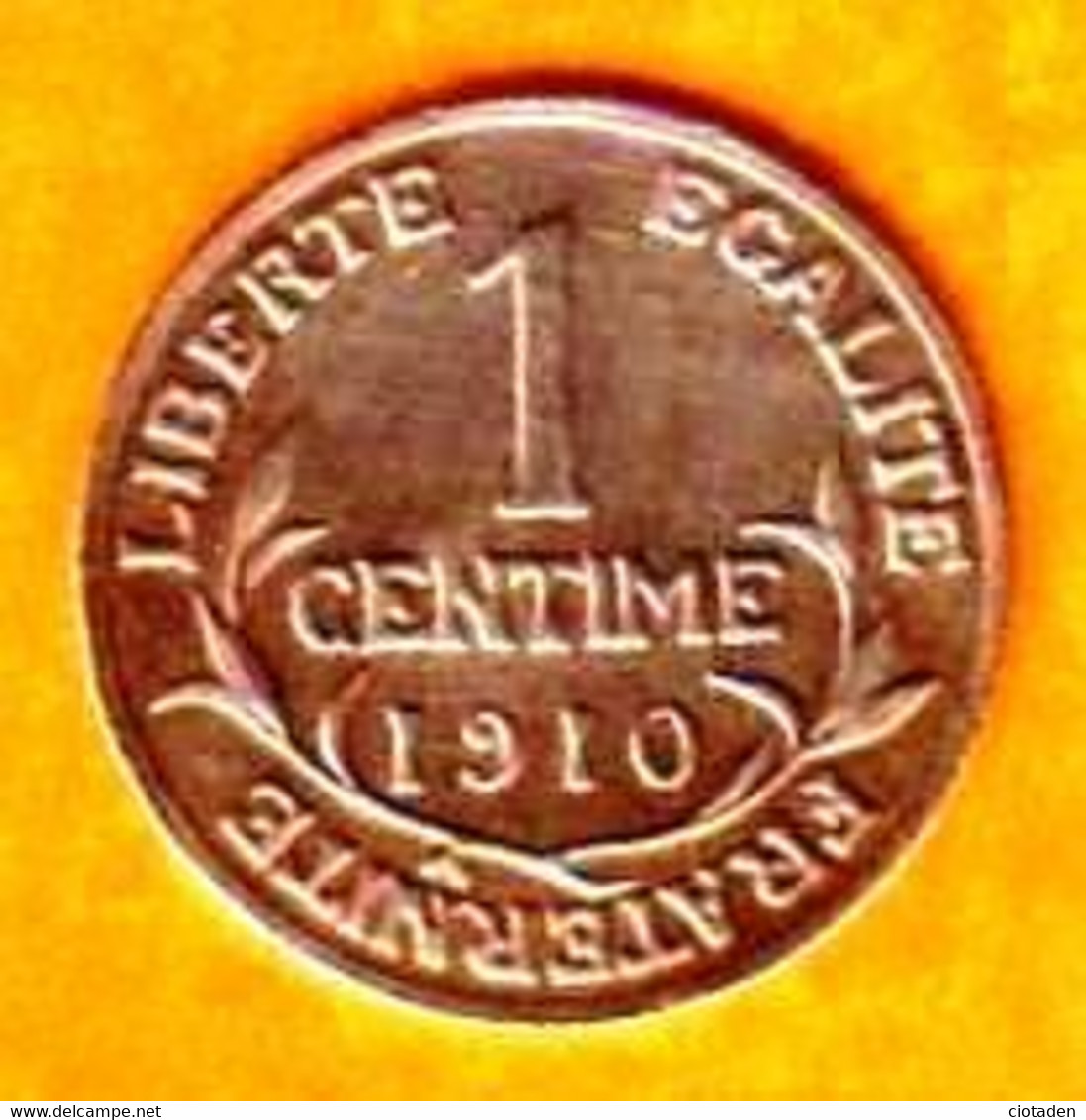 France - 1 Centimes - Dupuis 1910 -  Rare - 1 Centime