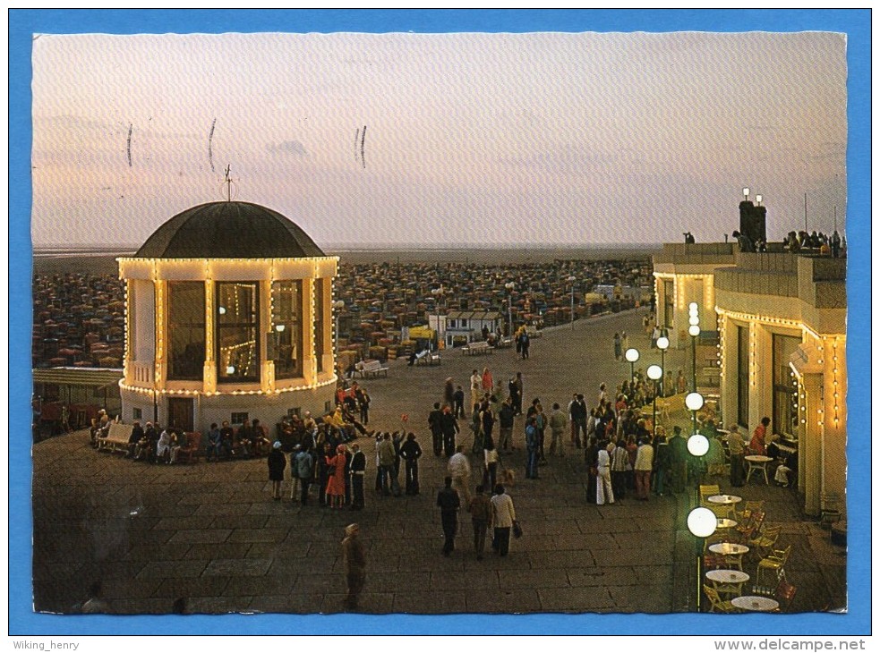 Borkum - Abend An Der Wandelhalle - Borkum