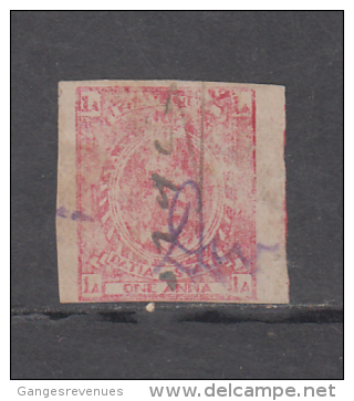 DATIA  State  1A  Brown Red  Revenue Type 29 K&M 292 # 87169 Inde Indien  India Fiscaux Fiscal Revenue - Datia