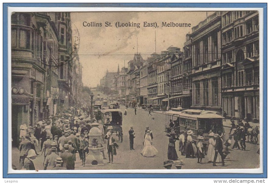 OCEANIE - AUSTRALIE - MELBOURNE - Collins St ( Looking East - Melbourne