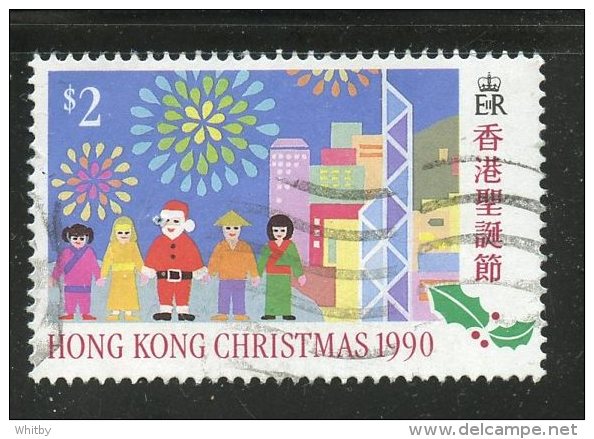 Hong Kong 1990 $2.00 Christmas Issue #582 - Oblitérés