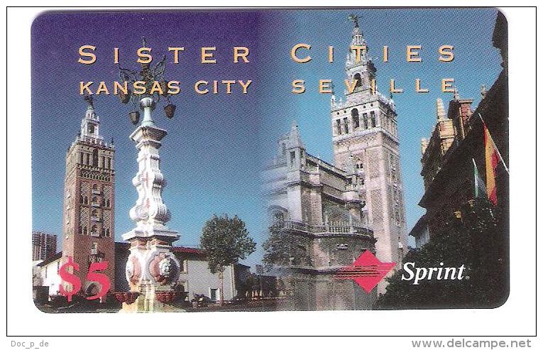 USA - Sprint - Prepaid Calling Card - Sister Cities - Mint - Expires 11/93 - Sprint