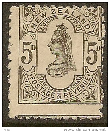 NZ 1882 5d Olive-black SSF SG 200 HM #NQ35 - Neufs