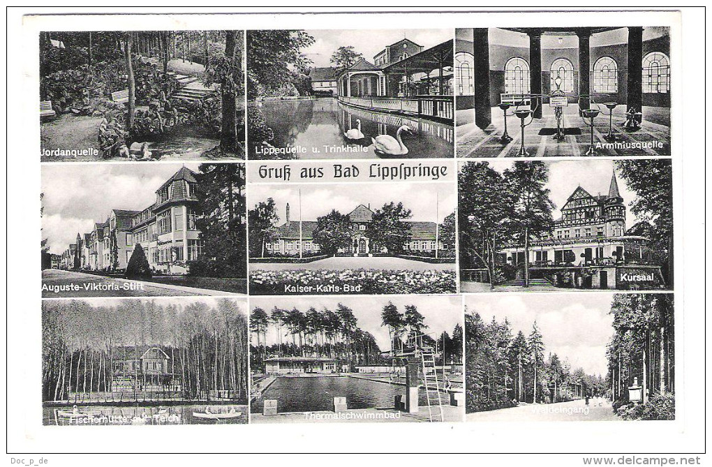 Deutschland - Bad Lippspringe - Alte Ansichten - Bad Lippspringe