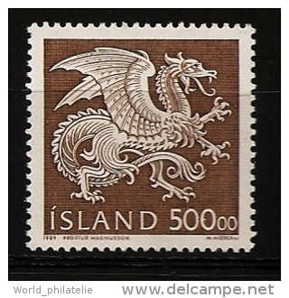 Islande Island 1989 N° 656 ** Courant, Génie Tutélaire, Armoiries, Dragon, Ange Gardien, Christianisme - Unused Stamps