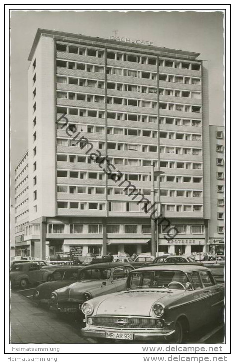 Giessen - Hochhaus Am Ludwigsplatz - Foto-AK - Giessen