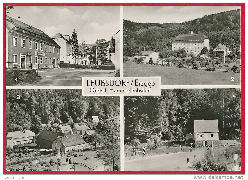 Foto-AK 'Leubsdorf / Erzgebirge' Bei Flöha (Mittelsachsen) - Floeha