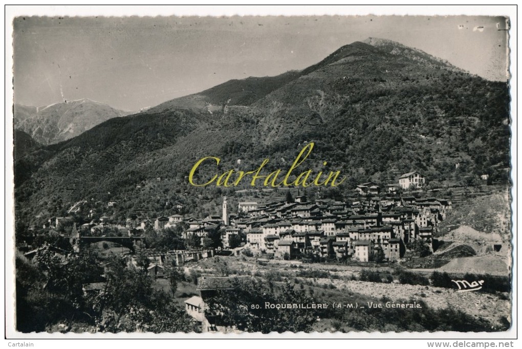 06 - Roquebillière - Ancien Village - Vue Générale - Roquebilliere