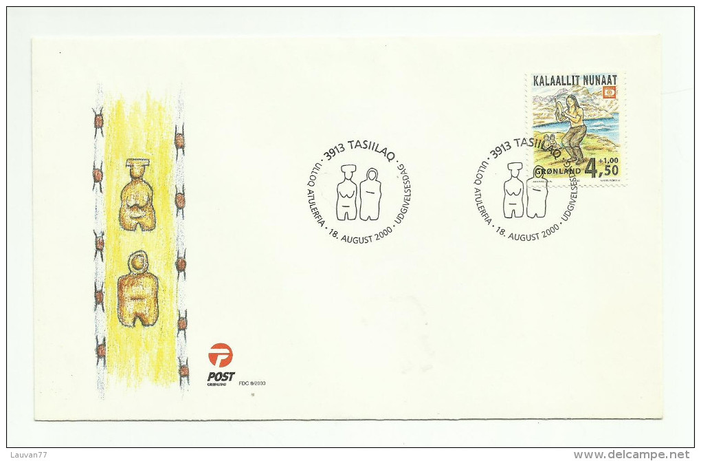 Groenland FDC N°332 Cote 2.25 Euros - Briefe U. Dokumente