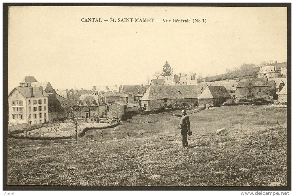 SAINT MAMET Rare Vue Générale () Cantal (15) - Saint-Mamet-la-Salvetat