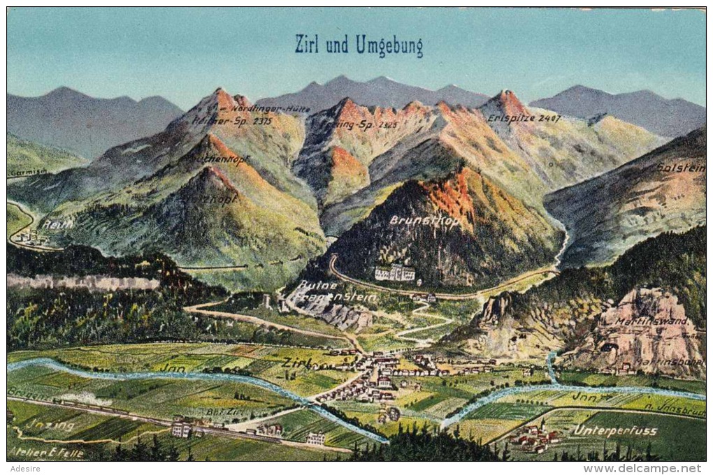 ZIRL Und Umgebung (Tirol), 1910? - Zirl