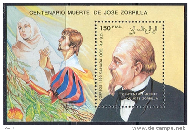 Sahara 1993 - José Zorrilla, Poéte Et Musicien - BF Neufs // Mnh - Sahara Spagnolo