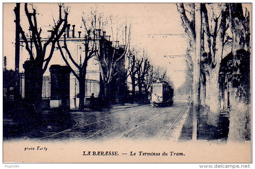 LA BARASSE - LE TERMINUS DU TRAM - CARTE NEUVE. - Saint Marcel, La Barasse, St Menet