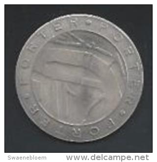 Jeton.- Rotterdam 1340 - 1990 - PORTER . 2 Scans - Pièces écrasées (Elongated Coins)