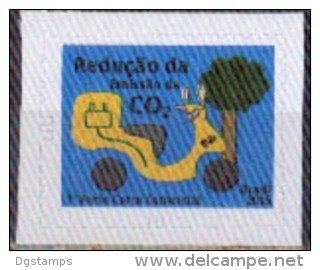 Brasil 2015 ** Autoadhesivo. Reduccion Emisiones De CO2. See Desc. - Neufs