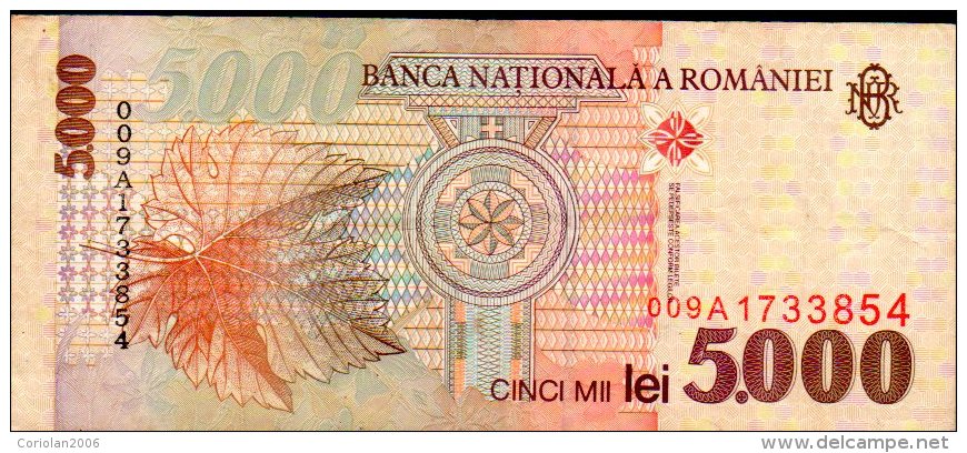 Romania 1998 / 5.000 Lei / Uzed - Romania