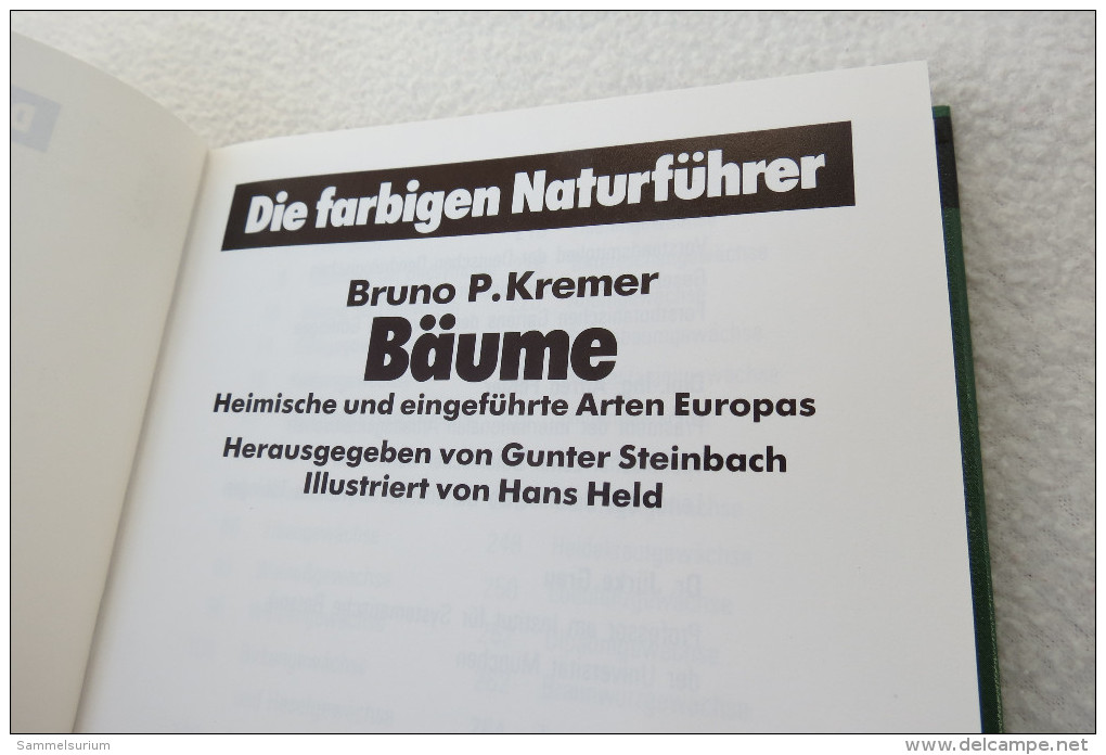 Bruno P. Kremer "Bäume" Aus Der Reihe "Die Farbigen Naturführer" - Natuur