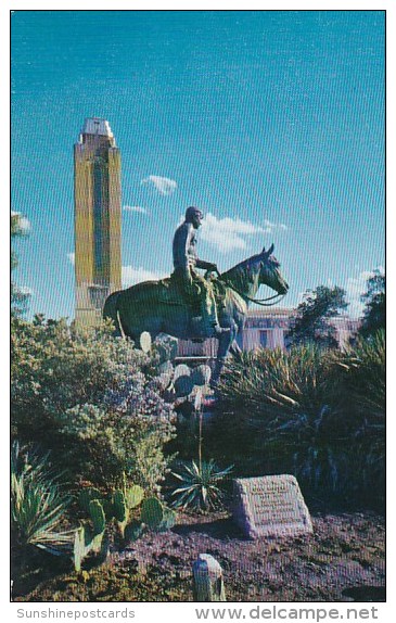 Famous Cowboy And His Horse Will Rogers On Soapsuds Fort Worth Texas - Fort Worth