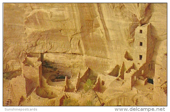 Square Tower Ruin Mesa Verde National Park Colorado - Mesa Verde