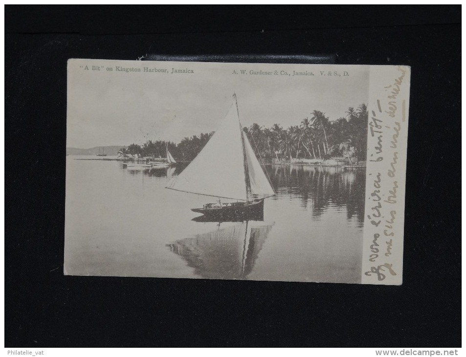 GRANDE BRETAGNE - JAMAIQUE - Obl. De Kingston Sur Cp En 1905 Pour Paris - A Voir - Lot P11575 - Jamaica (...-1961)