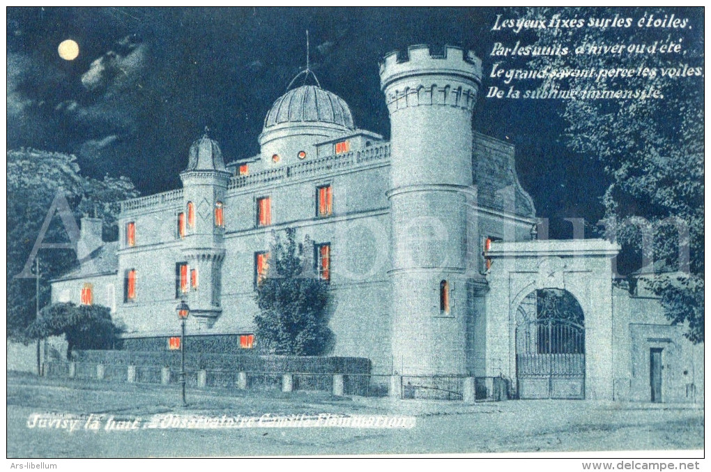 Juvisy-sur-Orge - Postkaart / postcard / Juvisy-sur-Orge / Observatoire  Camille Flammarion / A. Marquignon, éd. Juvisy / unused / 2 scans