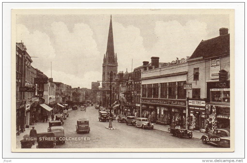 ANGLETERRE - COLCHESTER High Street, Carte Photo - Colchester