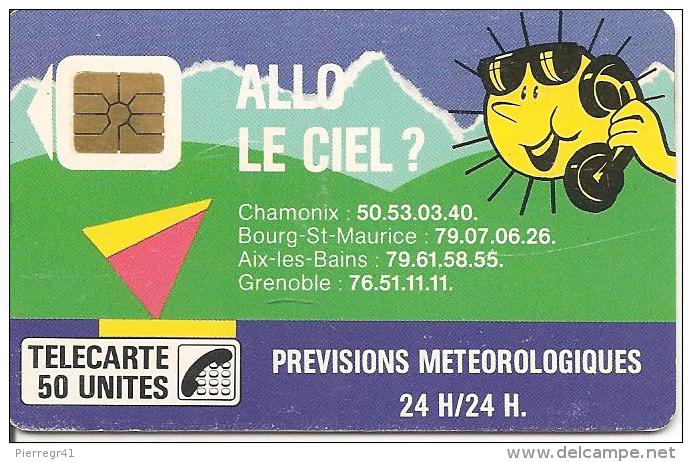 CARTE-PUBLIC-1988-F 25-SO2-50U-ALLO LE CIEL-UTILISEE-B E - 1988