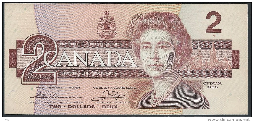 BANKNOTES 1986 CANADA 2 DOLLARS - Canada