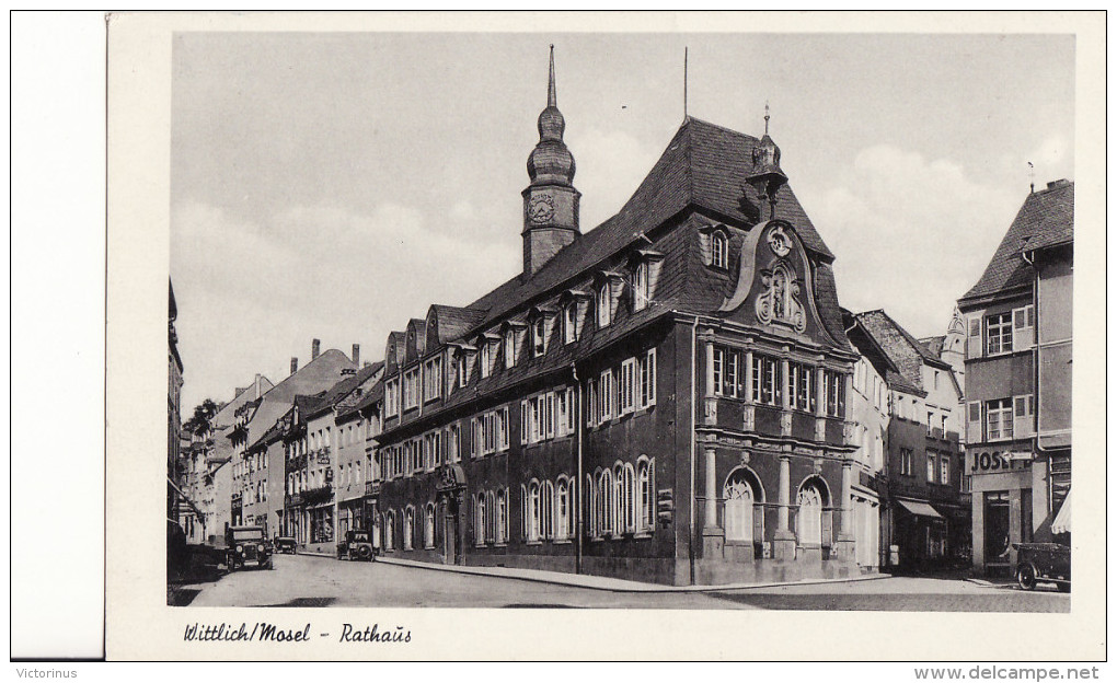 WITTLICH - Mosel  -  Rathaus 1951 - Wittlich