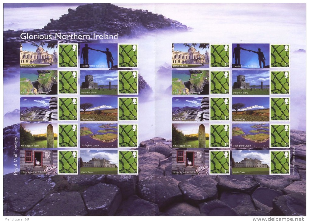 GB 2008 GENERIC SMILER Glorious Northern Ireland Sg LS46, SC-GS-048, Mi MF46, Yv F29 - Timbres Personnalisés