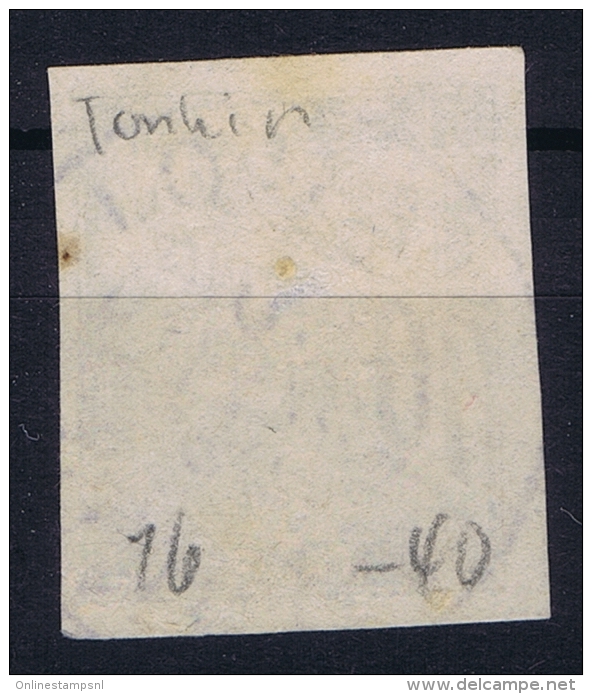 Cochinchine  Col. Gen. Taxe Yv Nr 19 Obl. Used Cad   TONKIN - Oblitérés