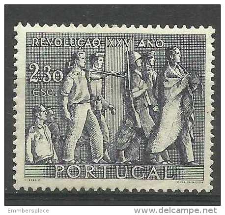 Portugal - 1951 Revolution Anniversary 2.30e MH   Sc 738 - Ungebraucht