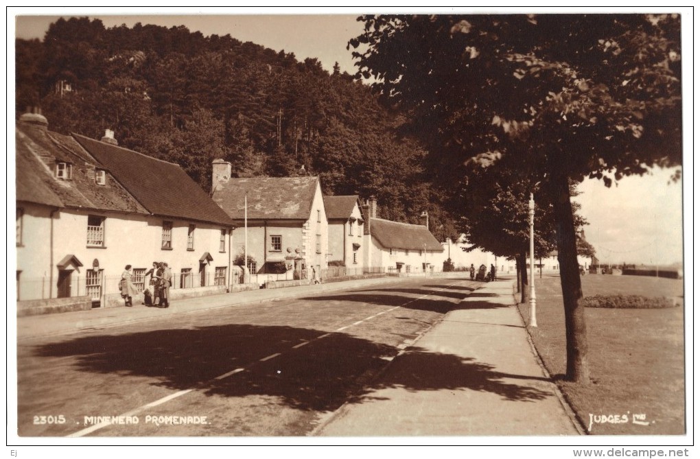 Minehead Promenade - Judges Unused 1940's - Minehead