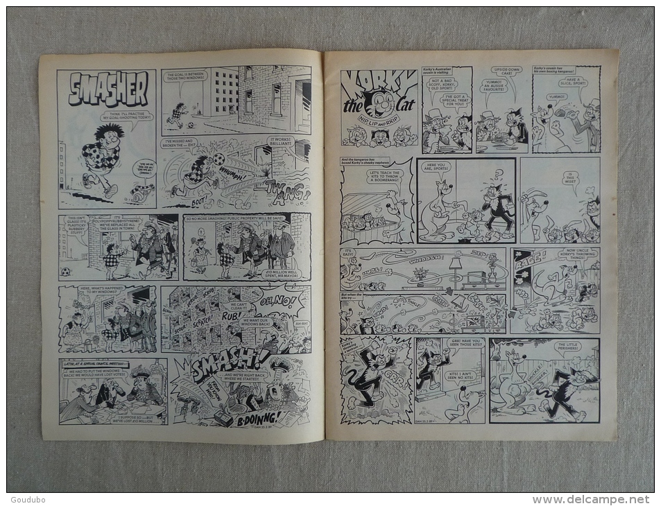 BD Journal Comic Strip The Dandy Fun For Boys And Girl N°2466 February 25th 1989. Voir Photos. - Cómics De Periódicos
