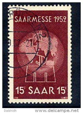 SAAR 1952 Saar Fair, Used.  Michel 317 - Used Stamps