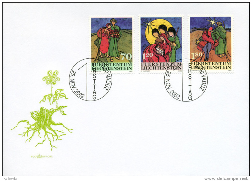 Liechtenstein - 2002 NOEL  (unused Serie + FDC) - Other & Unclassified