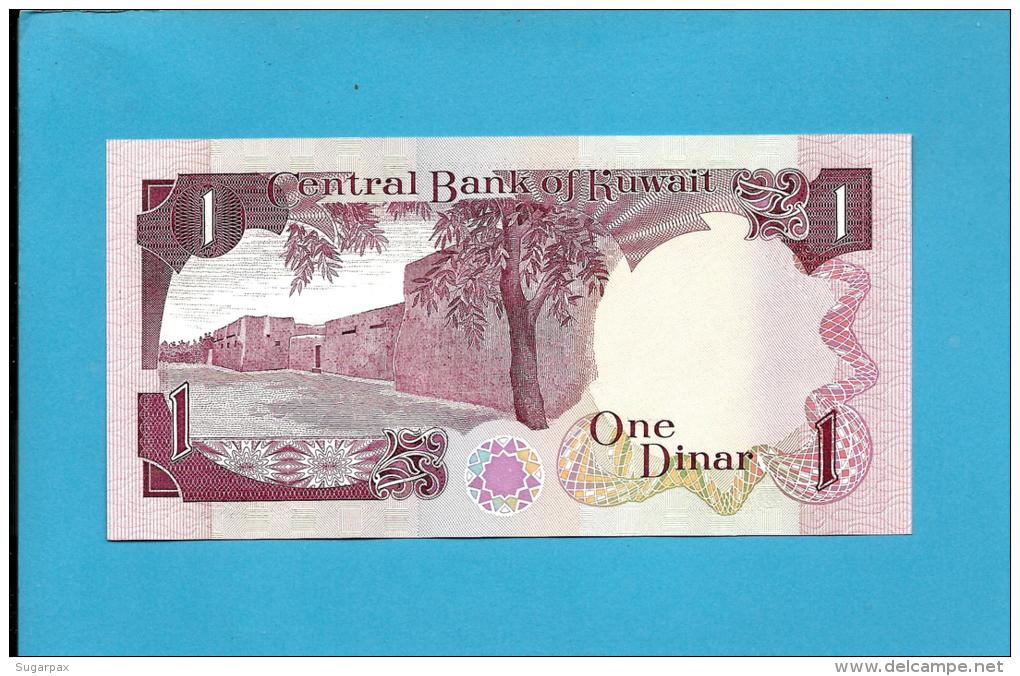 KUWAIT - 1 Dinar - ( 1980 - 91 ) - P 13.d - Sign. 6 - UNC. - Stolen By Iraqi Forces - Denominator / 51 - SEE Description - Koweït