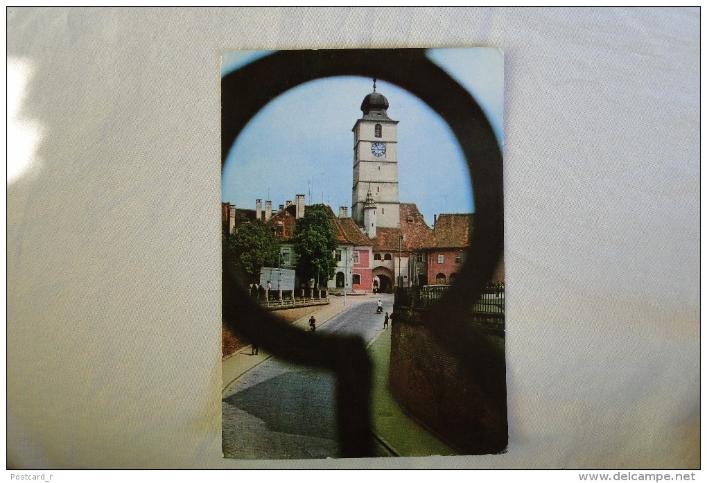 Romania Roumanie Sibiu Tower Of The Town Hall      A 62 - Rumania