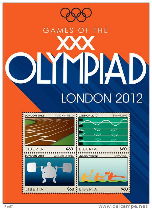 LIBERIA - J.O. London 2012 - Feuillet Neufs // Mnh - Sommer 2012: London