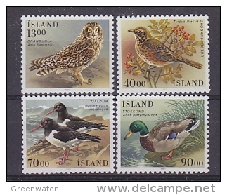 Iceland 1987 Birds 4v ** Mnh (25874) - Unused Stamps