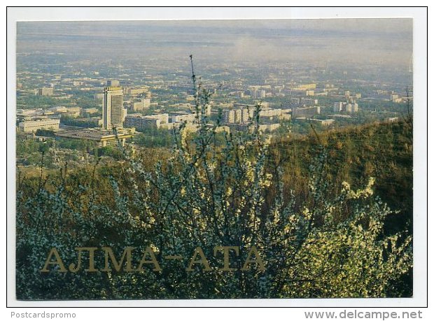 Alma Ata, Kazakhstan, USSR - General View  ( 2 Scans ) - Kazakhstan