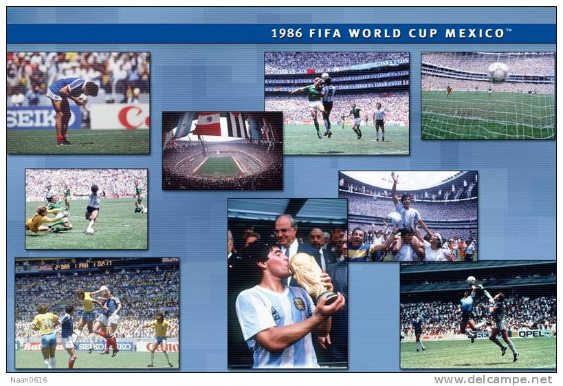 [Y38-64  ]  1986  FIFA World Cup Mexico   , Postal Stationery -- Articles Postaux -- Postsache F - 1986 – Mexico