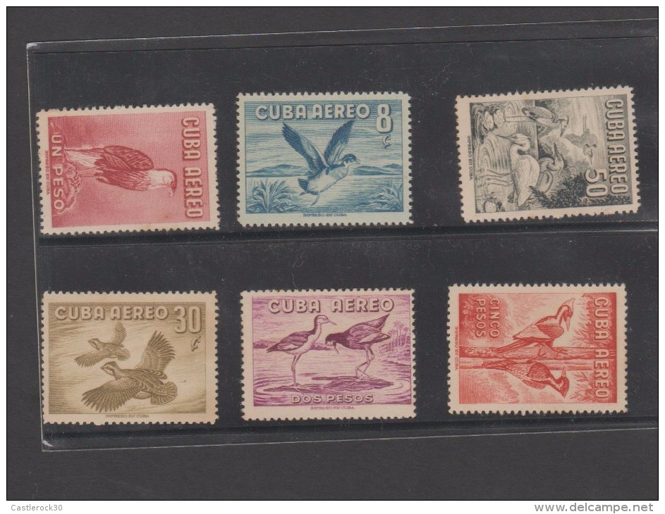 O) 1962 CUBA-CARIBE, BIRDS, SET SLIGHT TONED, MNH - Neufs