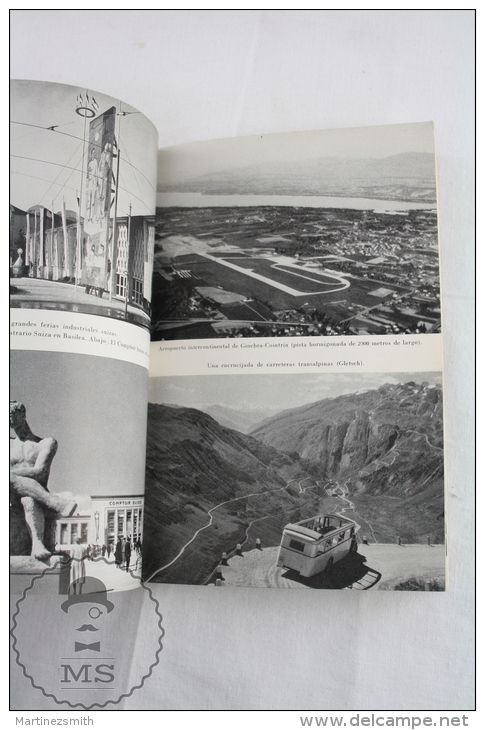 Old 1948 The Industries Of Switzerland Book With Maps And Photographies - Economy & Business